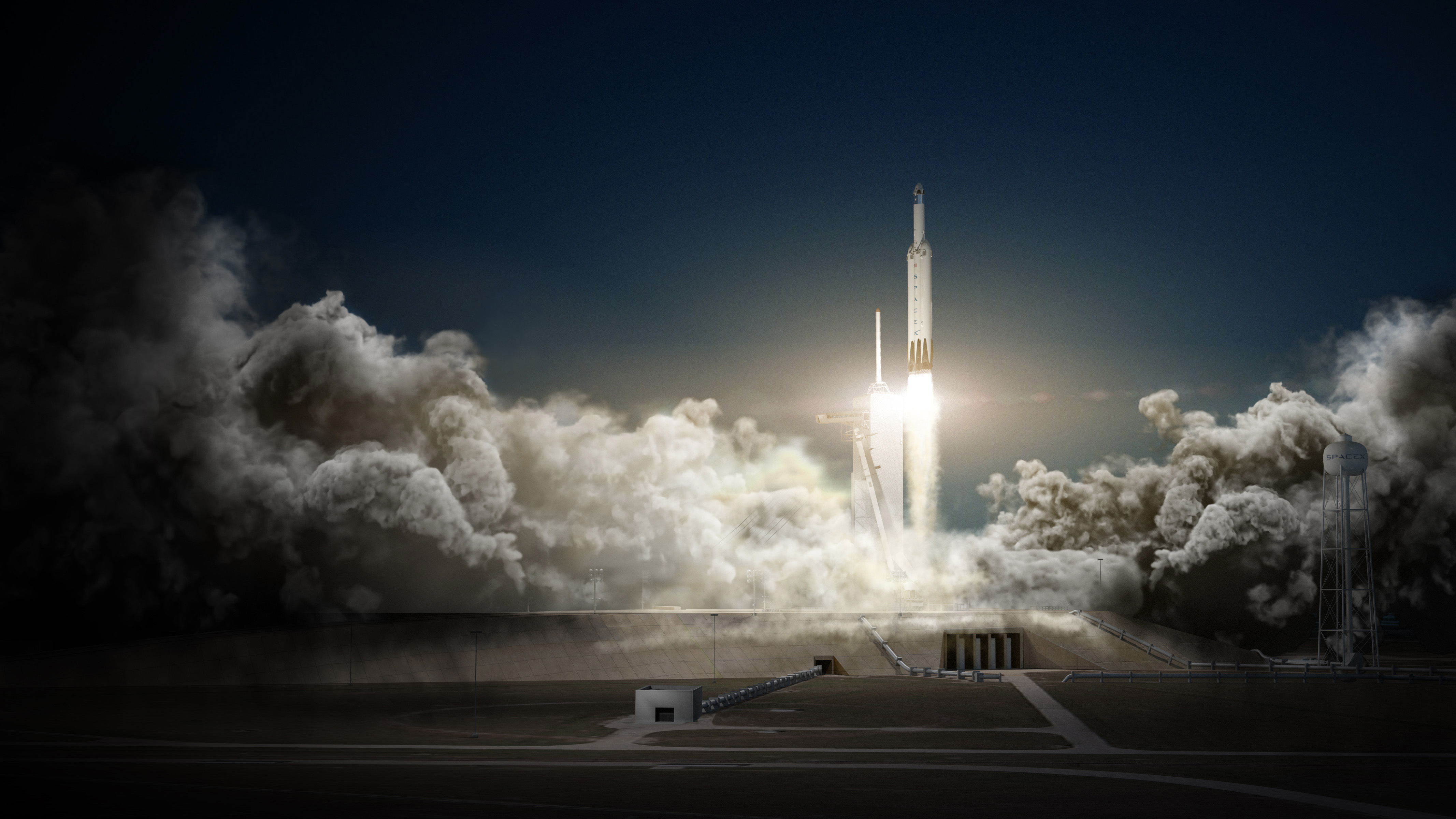Falcon Heavy Test Launch